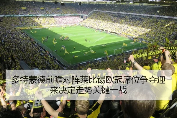 多特蒙德前瞻对阵莱比锡欧冠席位争夺迎来决定走势关键一战